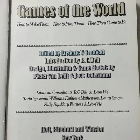 Games of the World: How to Make Them, How to Play Them, How They Came to Be - Picture 1 of 4